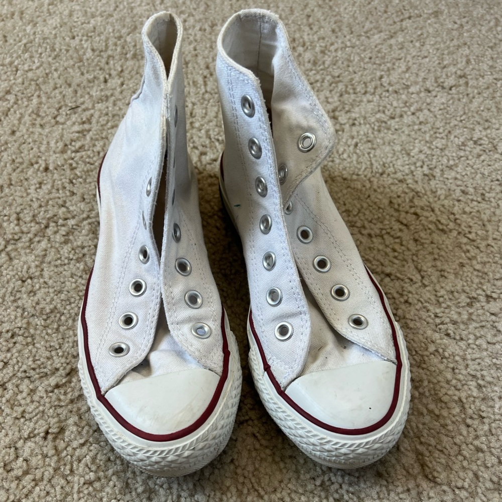 White High Top Converse